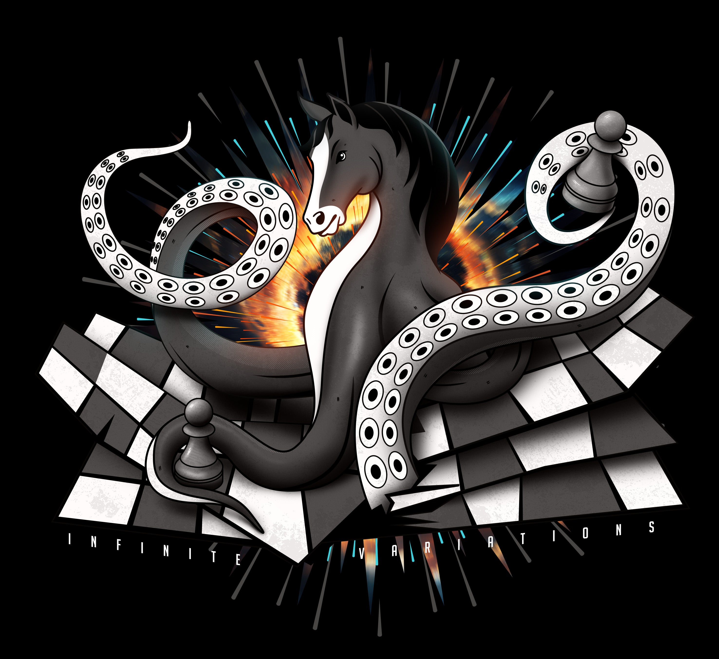 Octopus Knight Dark + Space
