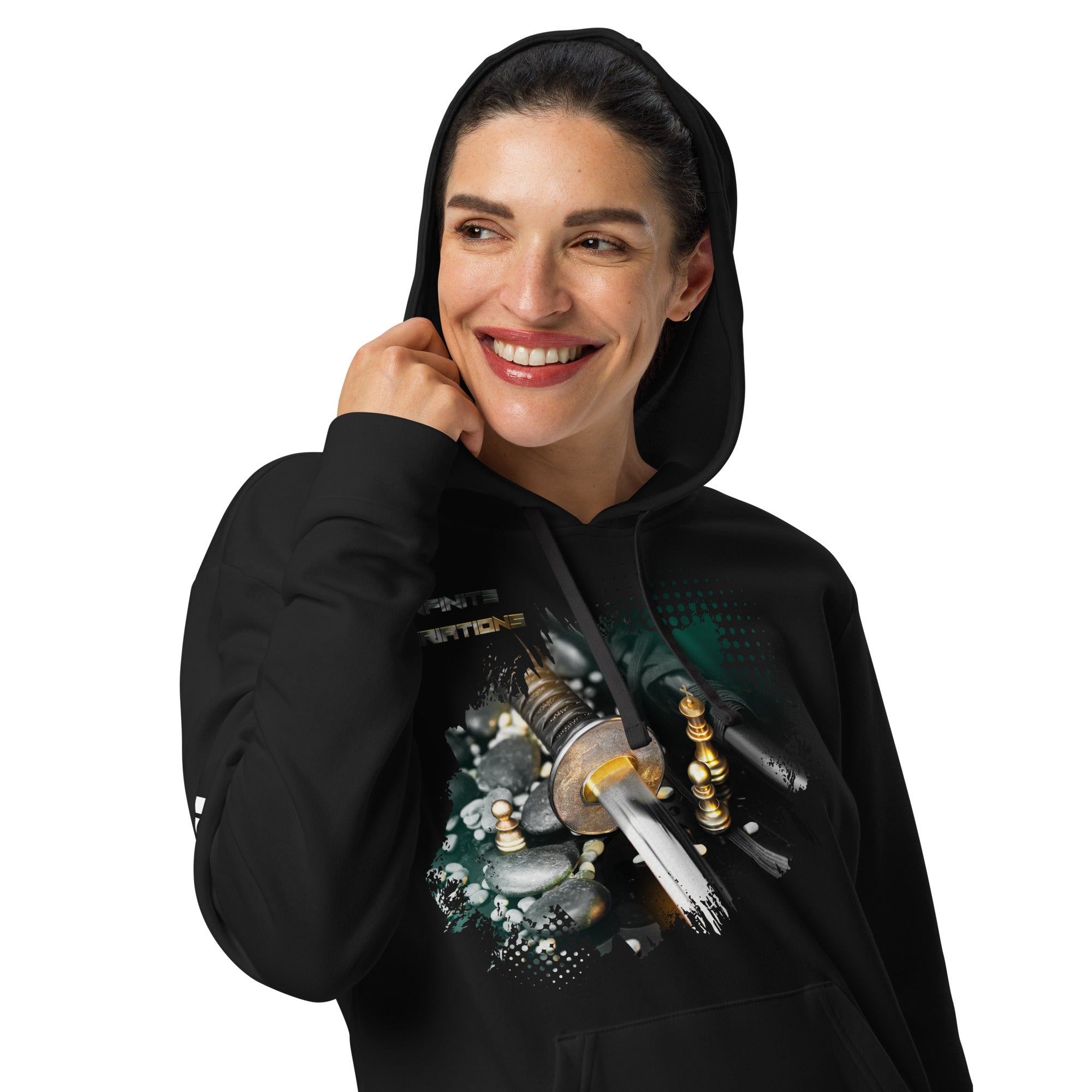 Samurai Chess II - Adidas fleece hoodie