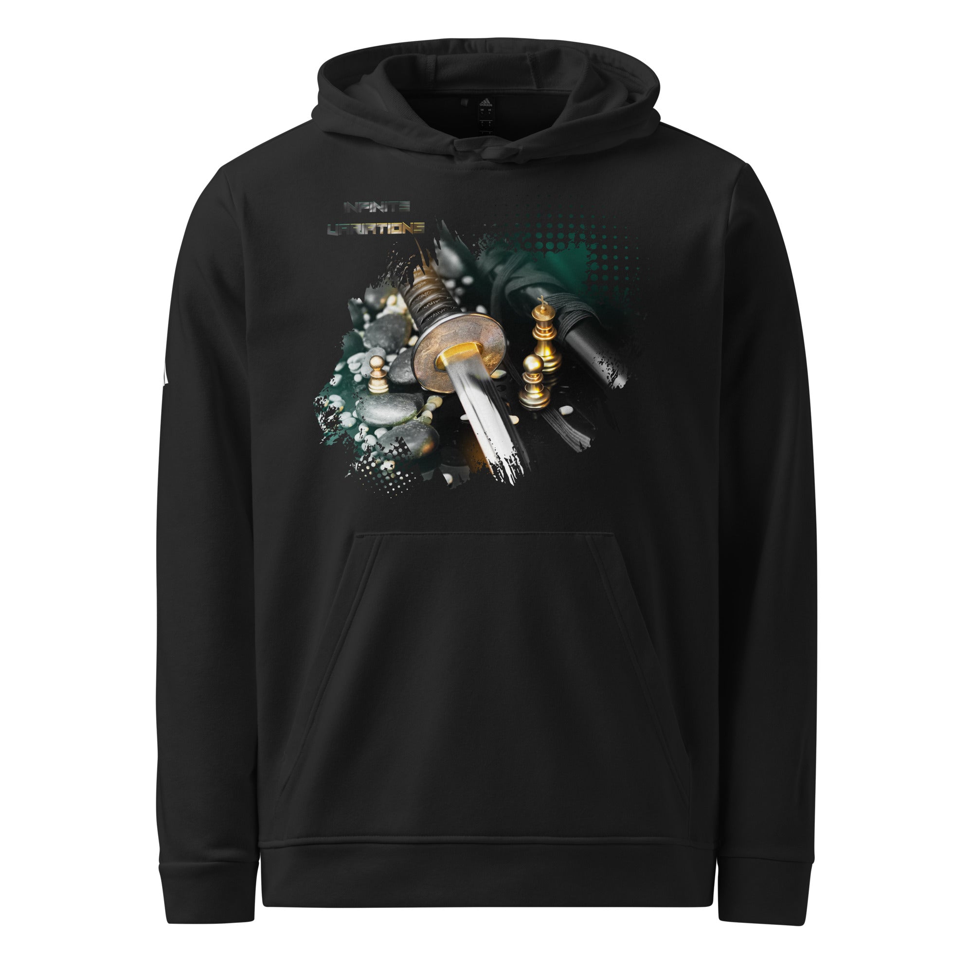 Samurai Chess II - Adidas fleece hoodie