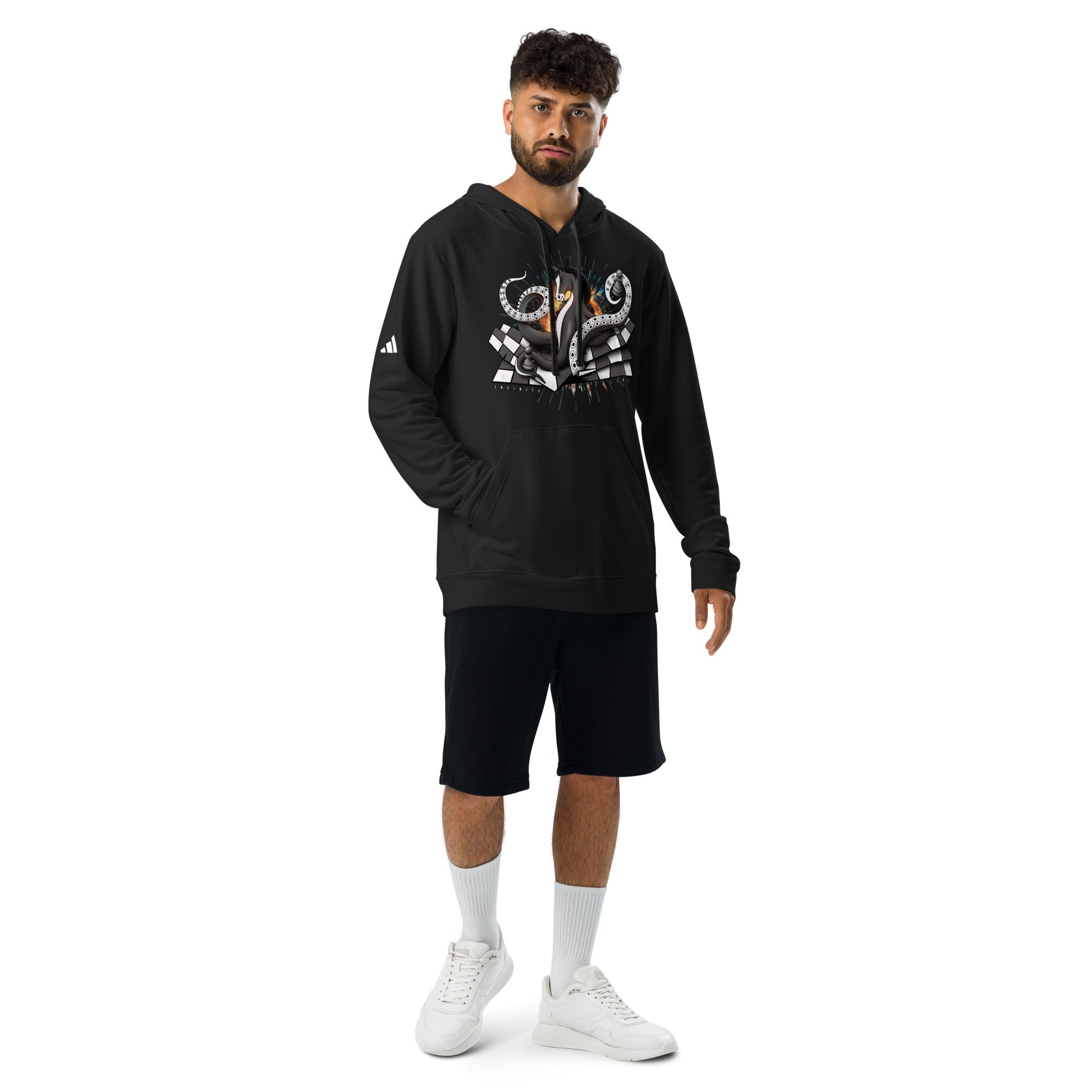 Octopus Knight - adidas fleece hoodie