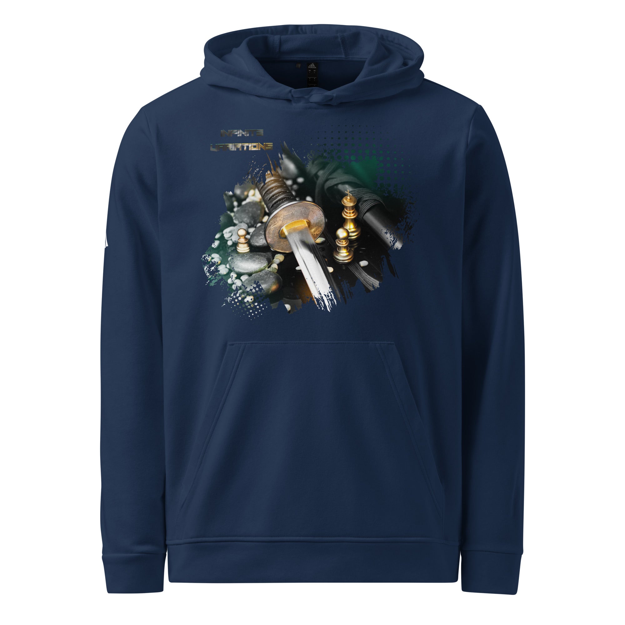 Samurai Chess II - Adidas fleece hoodie