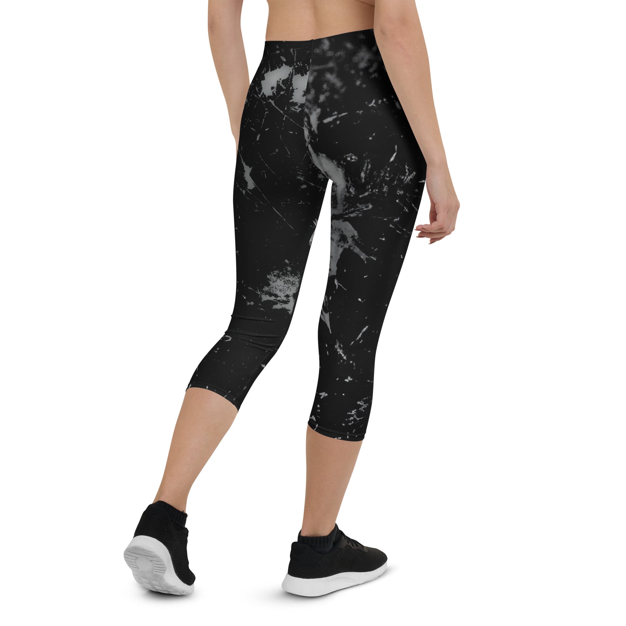 Abstract Capri Leggings