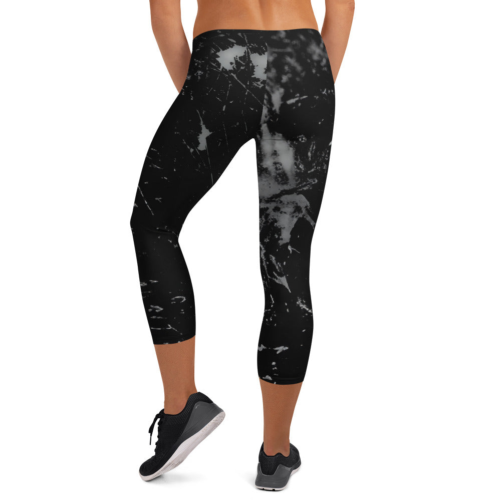 Abstract Capri Leggings