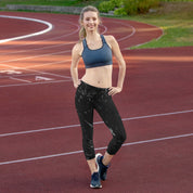 Abstract Capri Leggings