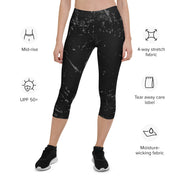 Abstract Capri Leggings