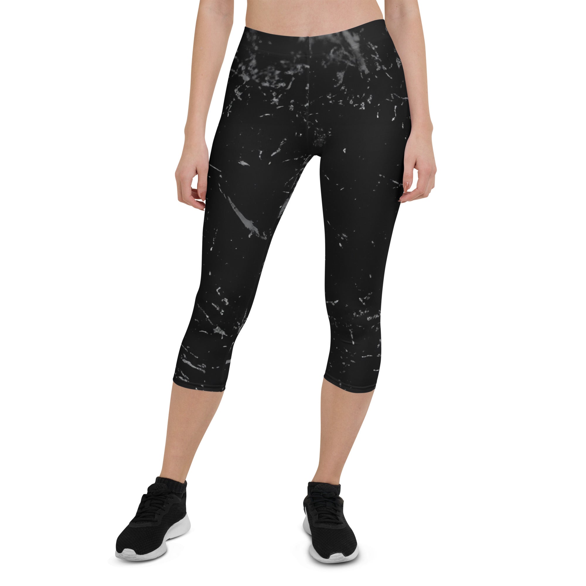 Abstract Capri Leggings