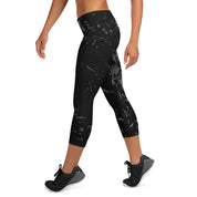 Abstract Capri Leggings