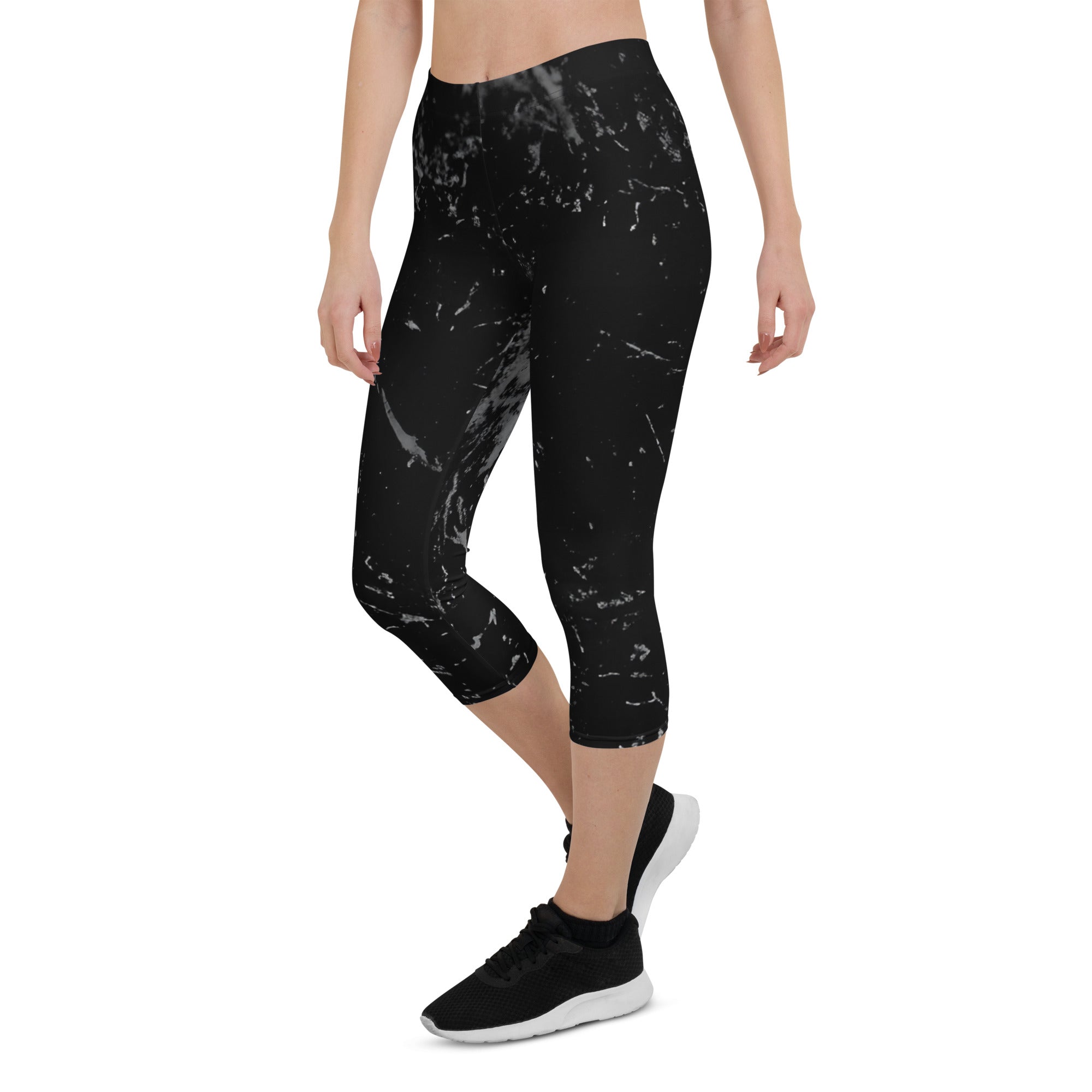 Abstract Capri Leggings