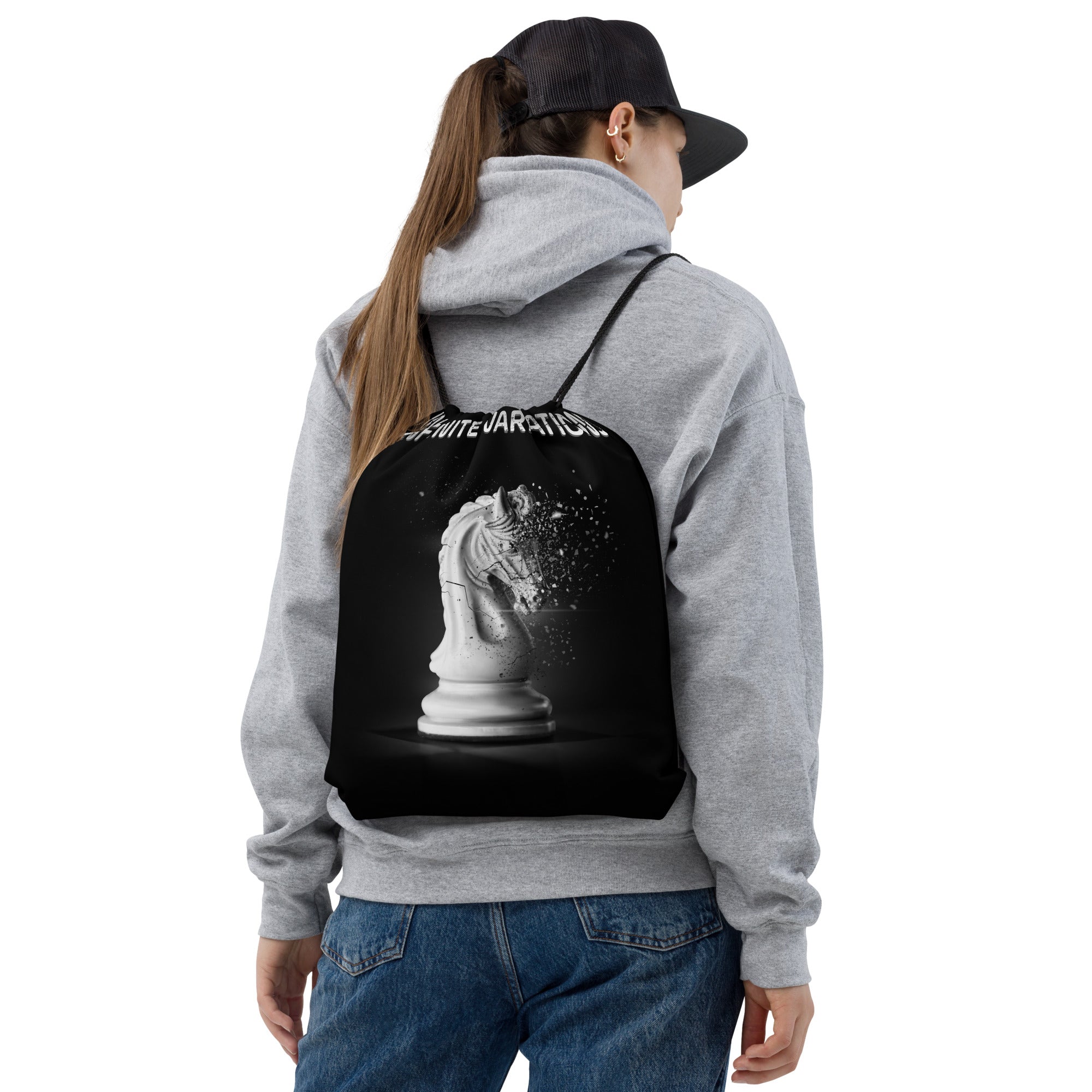 Infinite Variations - Disintegrating Knight - Drawstring bag