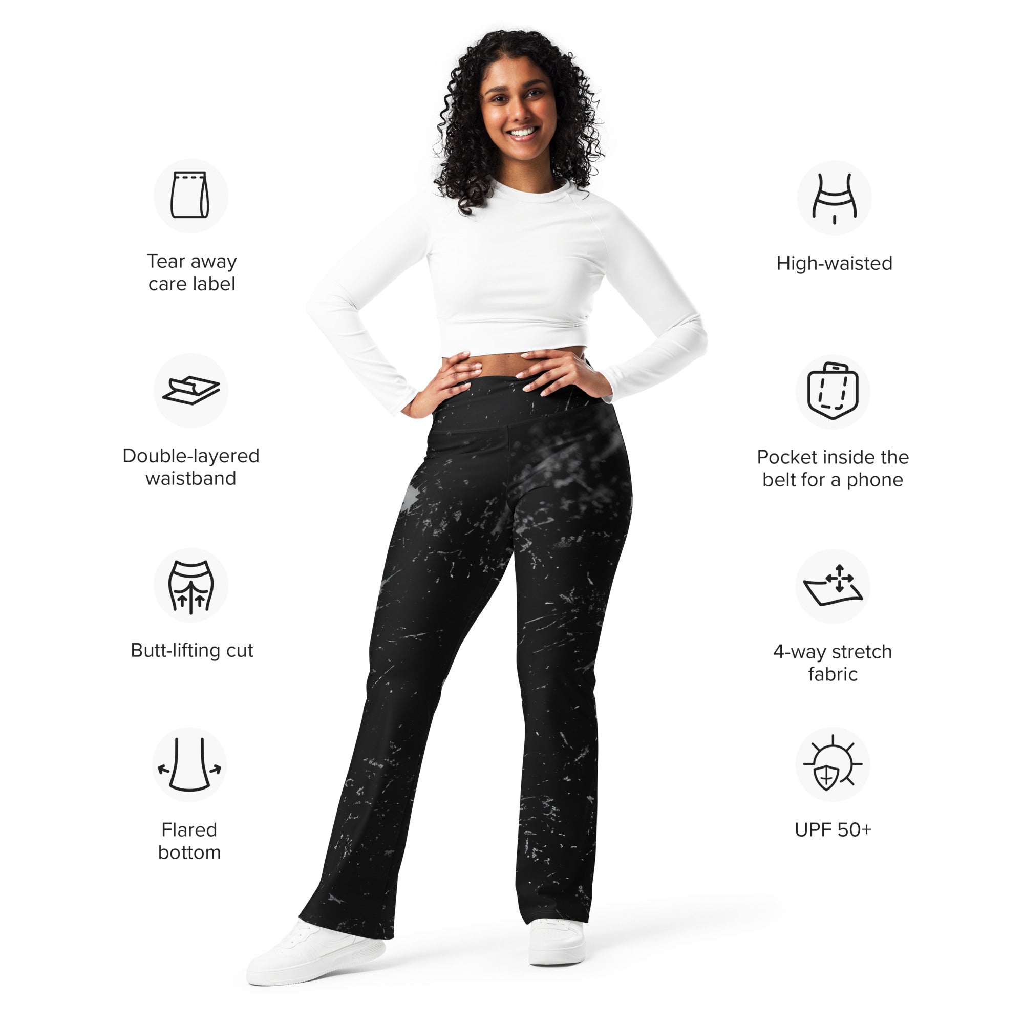 Abstract - Flare leggings
