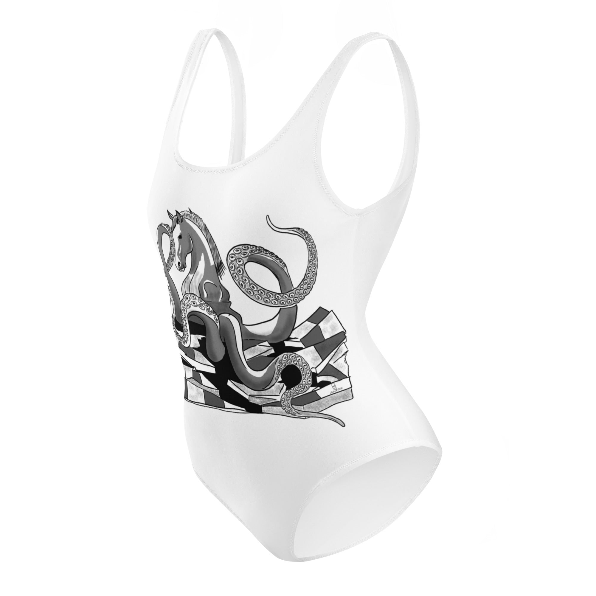 Infinite Variations - Octopus Knight - One-Piece Swimsuit