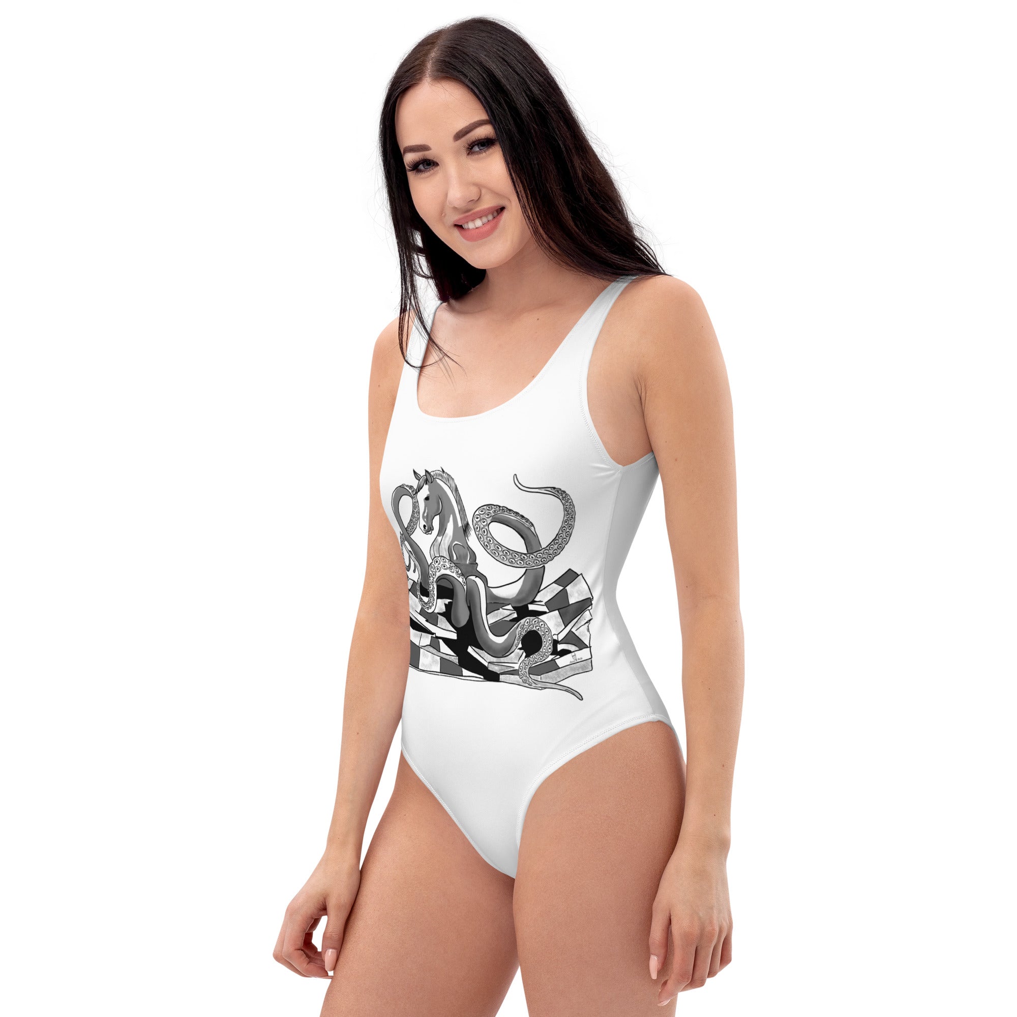 Infinite Variations - Octopus Knight - One-Piece Swimsuit
