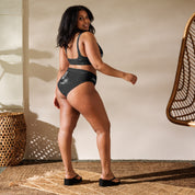 Abstract Knight - Recycled high-waisted bikini