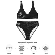 Abstract Knight - Recycled high-waisted bikini