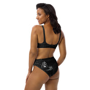 Abstract Knight - Recycled high-waisted bikini