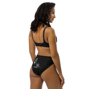Abstract Knight - Recycled high-waisted bikini