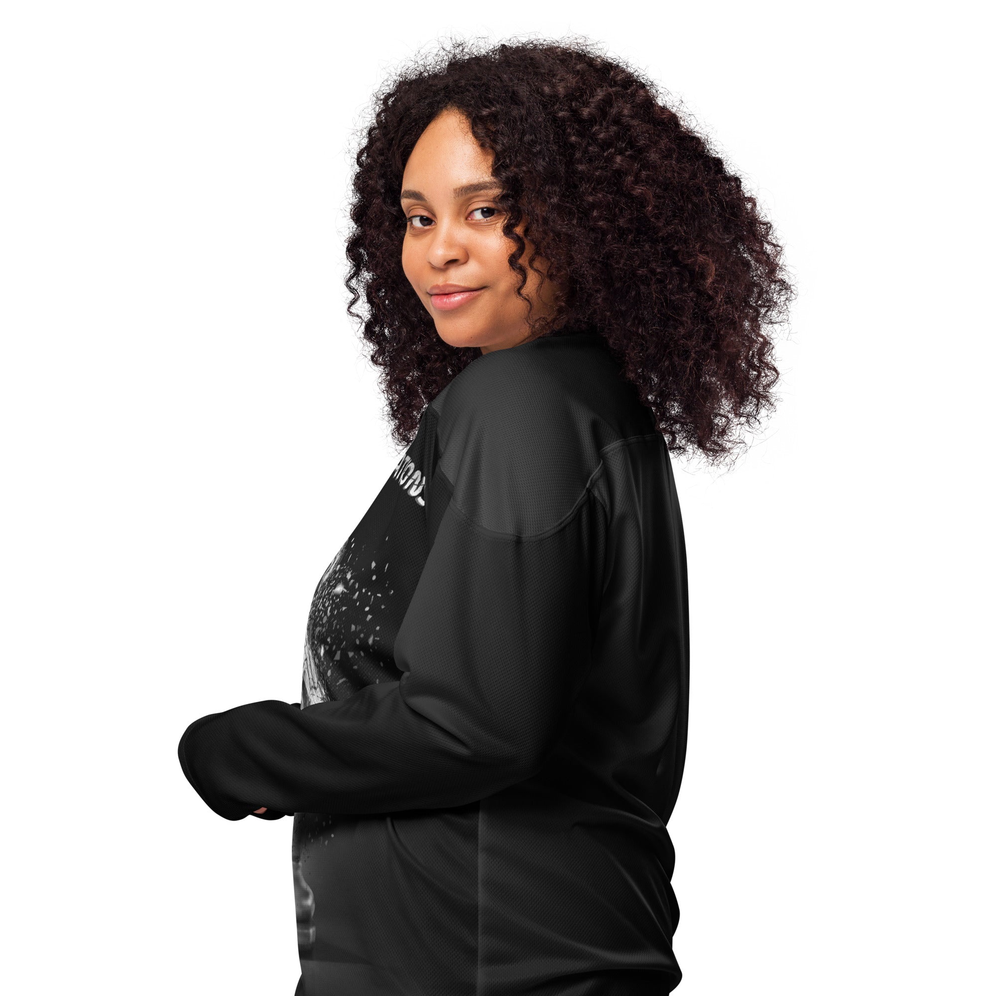 Infinite Variations - Disintegrating Knight - Recycled hockey fan jersey