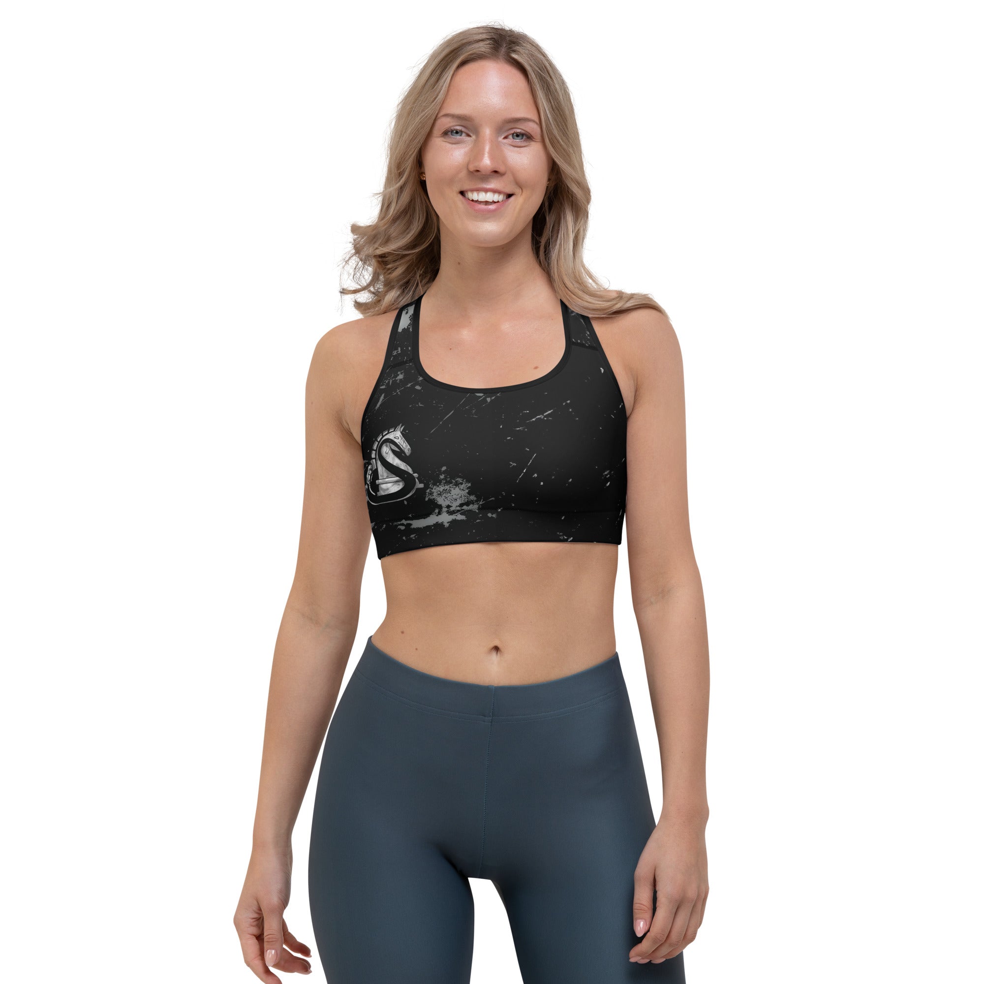 Abstract Knight - Sports bra