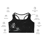 Abstract Knight - Sports bra