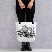 Infinite Variations - Octopus Knight - Tote bag