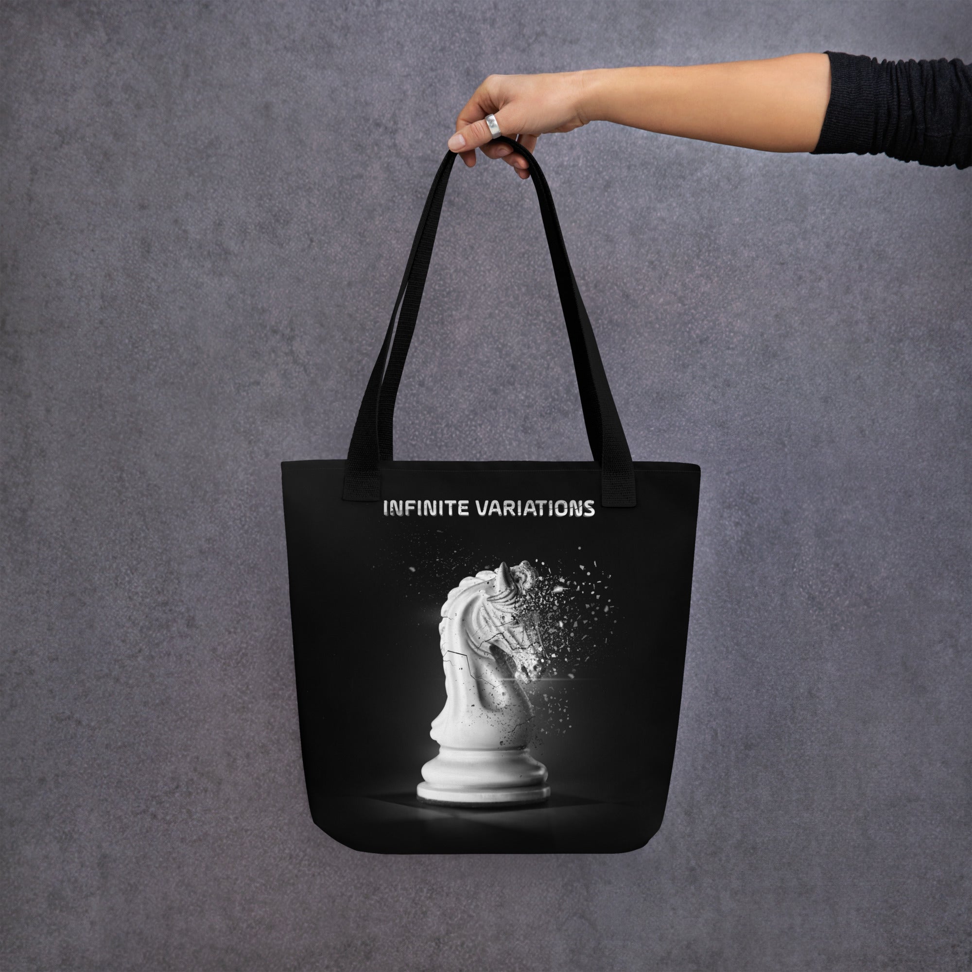 Infinite Variations - Disintegrating Knight - Tote bag
