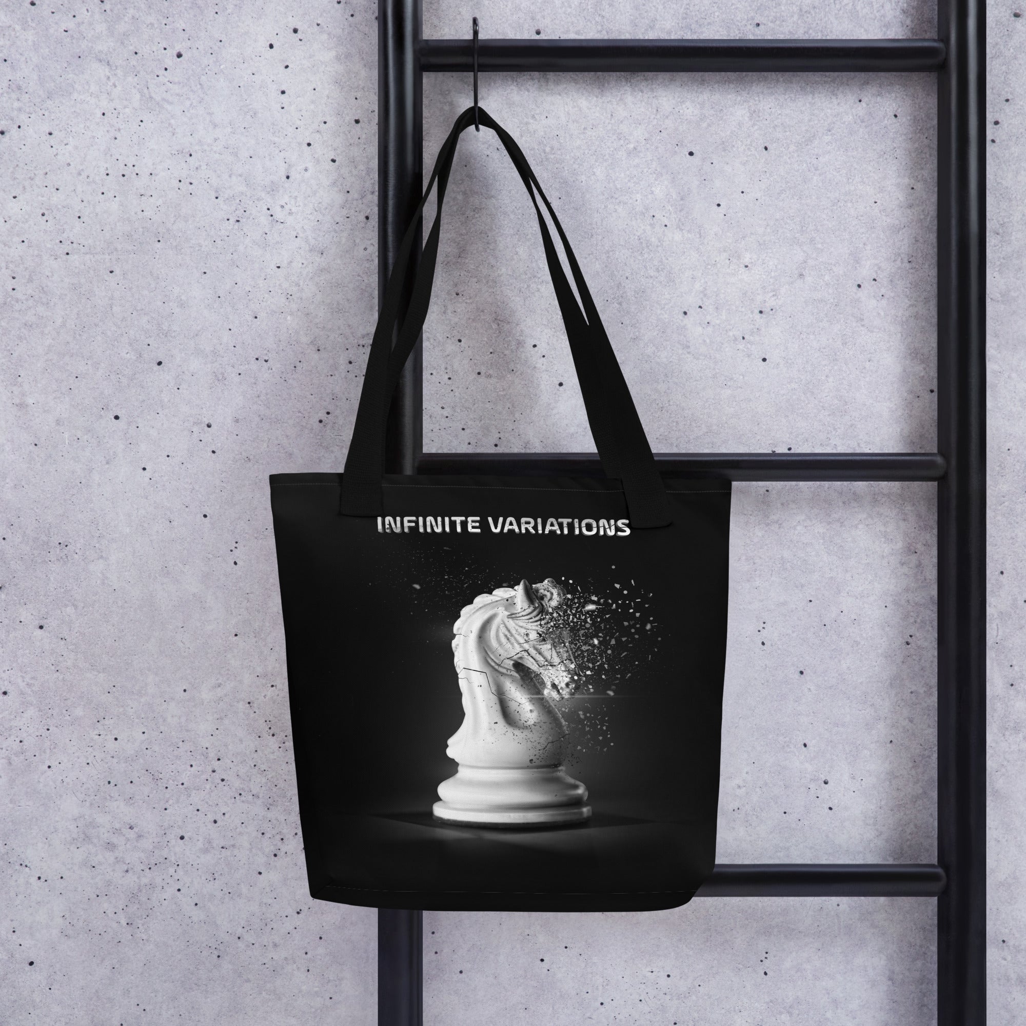 Infinite Variations - Disintegrating Knight - Tote bag