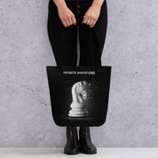 Infinite Variations - Disintegrating Knight - Tote bag