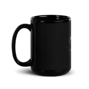 Actions Not Words - Black Glossy Mug