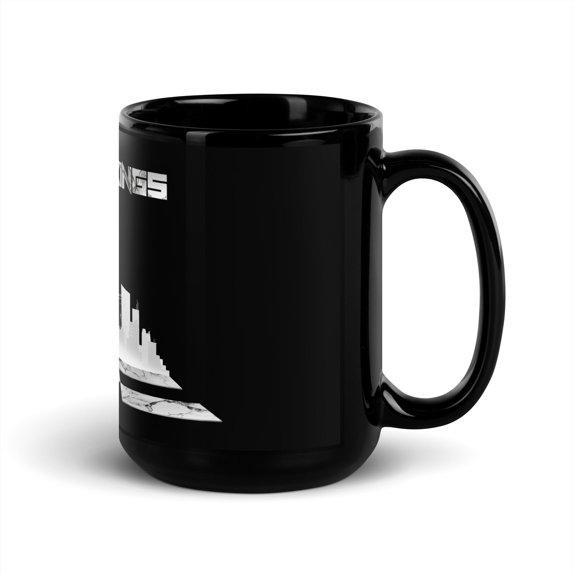 Game of Kings - Black Glossy Mug