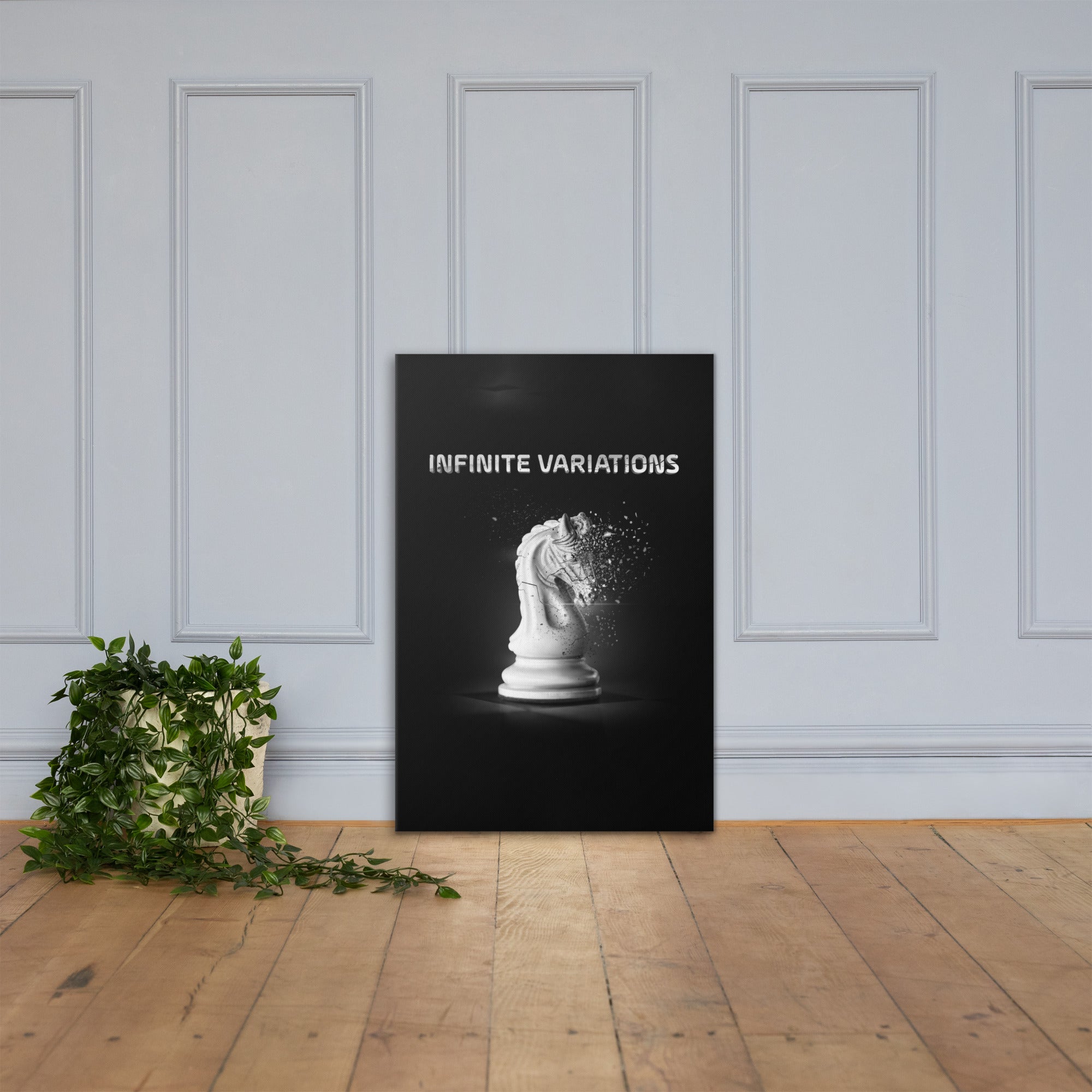 Disintegrating Knight - Canvas