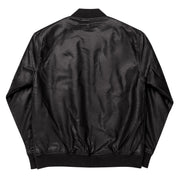 Infinite Variations - Leather Bomber Jacket - Embroidered