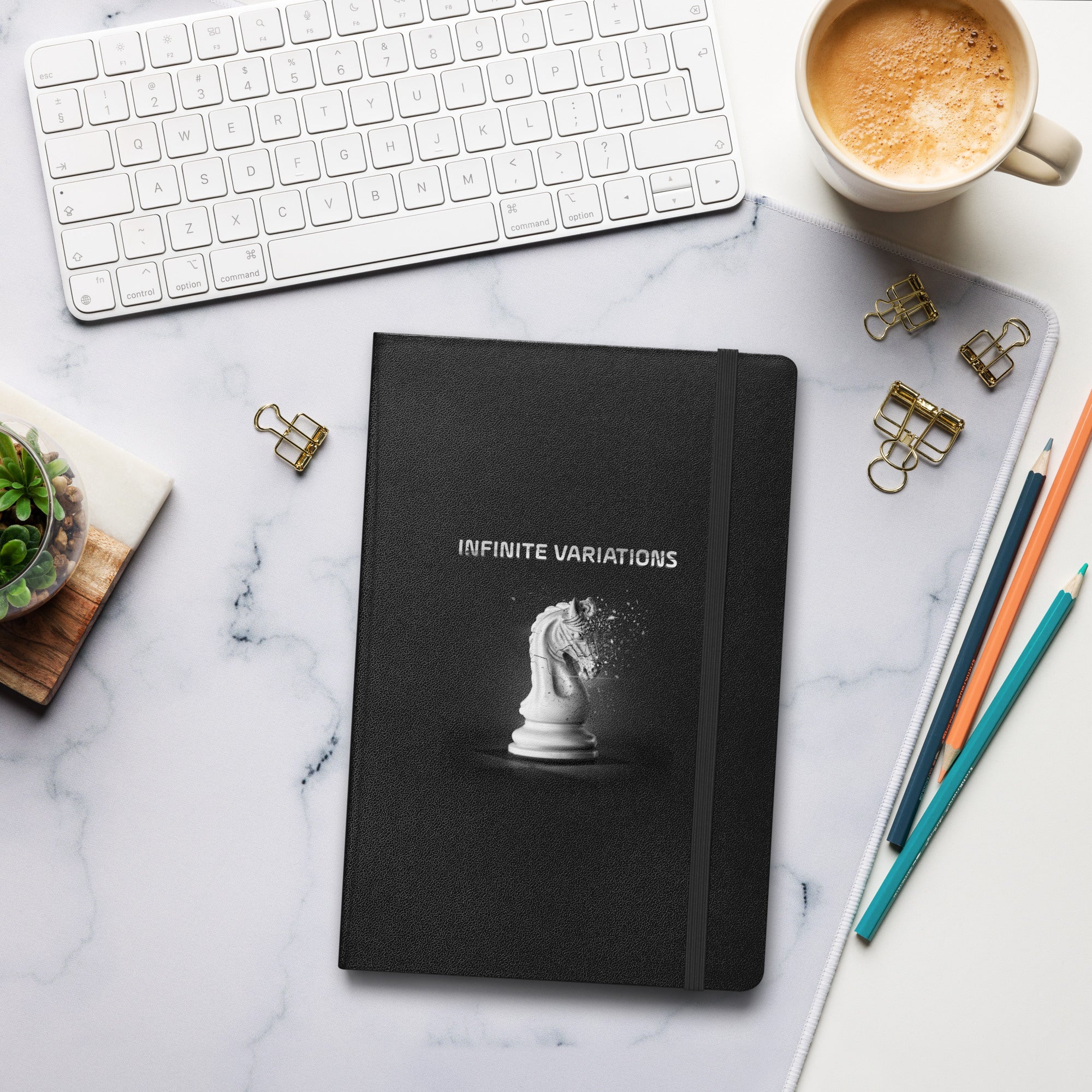 Disintegrating Knight - Hardcover bound notebook