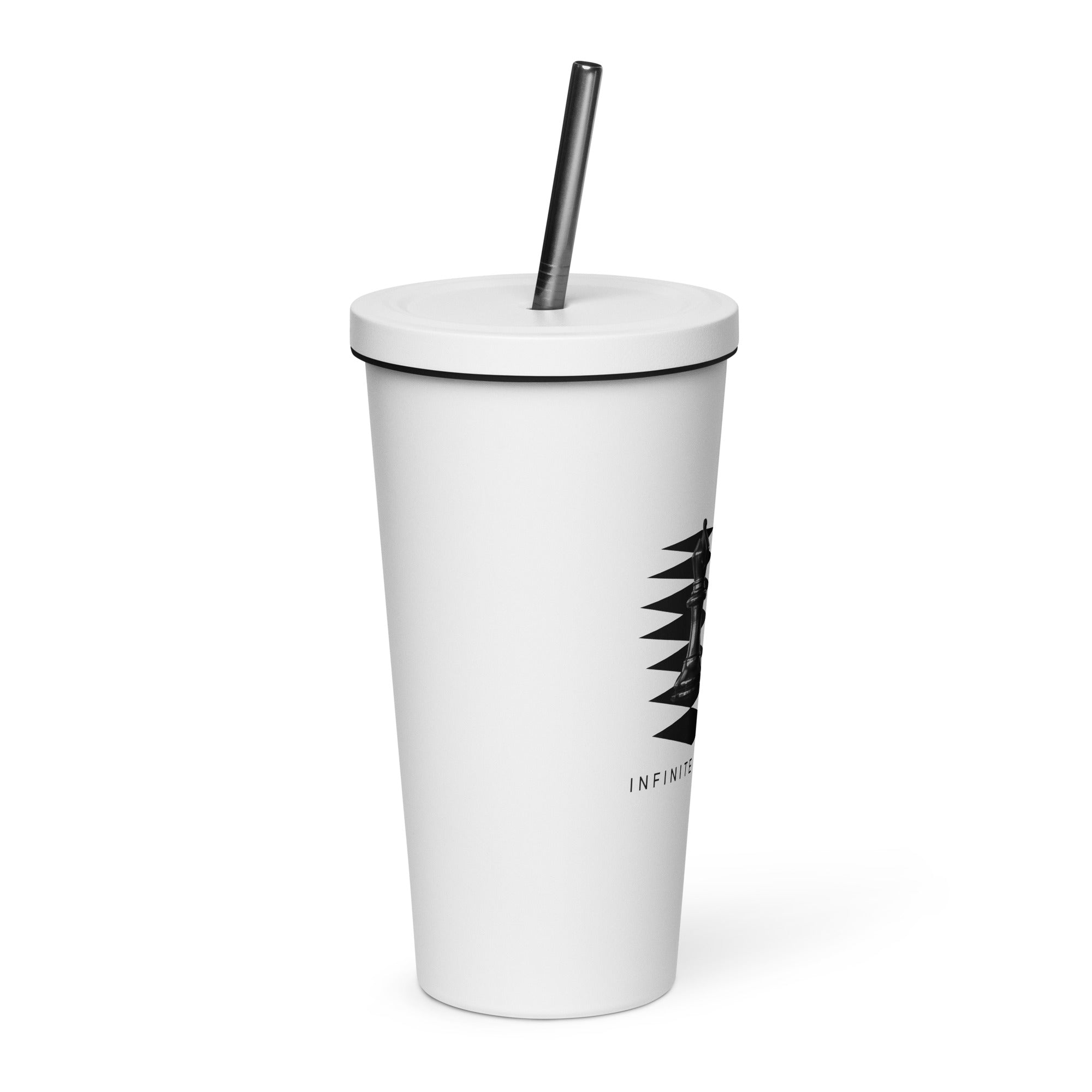 Black Bishops - Insulated tumbler with a straw