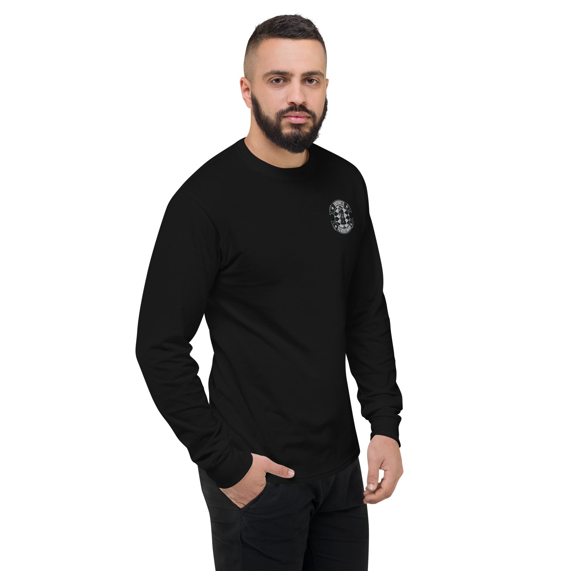 Men's Champion Long Sleeve Shirt - Infinite Variations - Embroidered