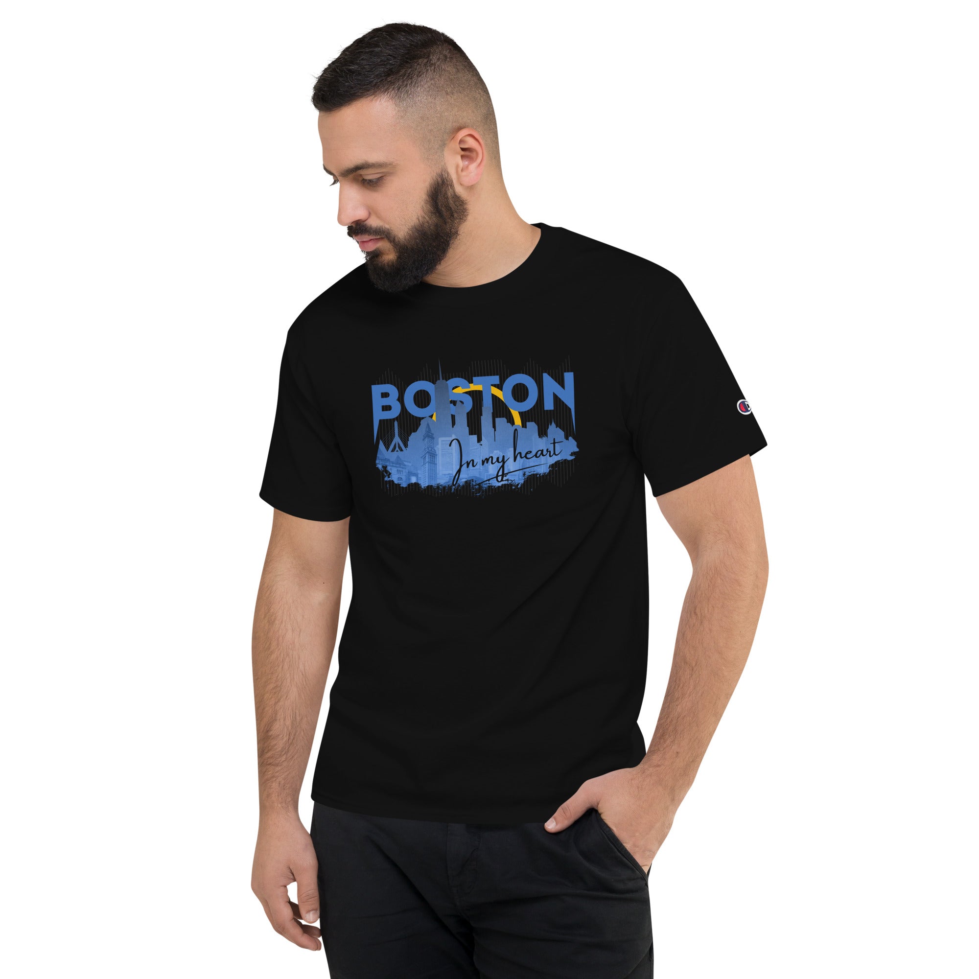 Infinite Variations - Boston Design - Men's Champion T-Shirt