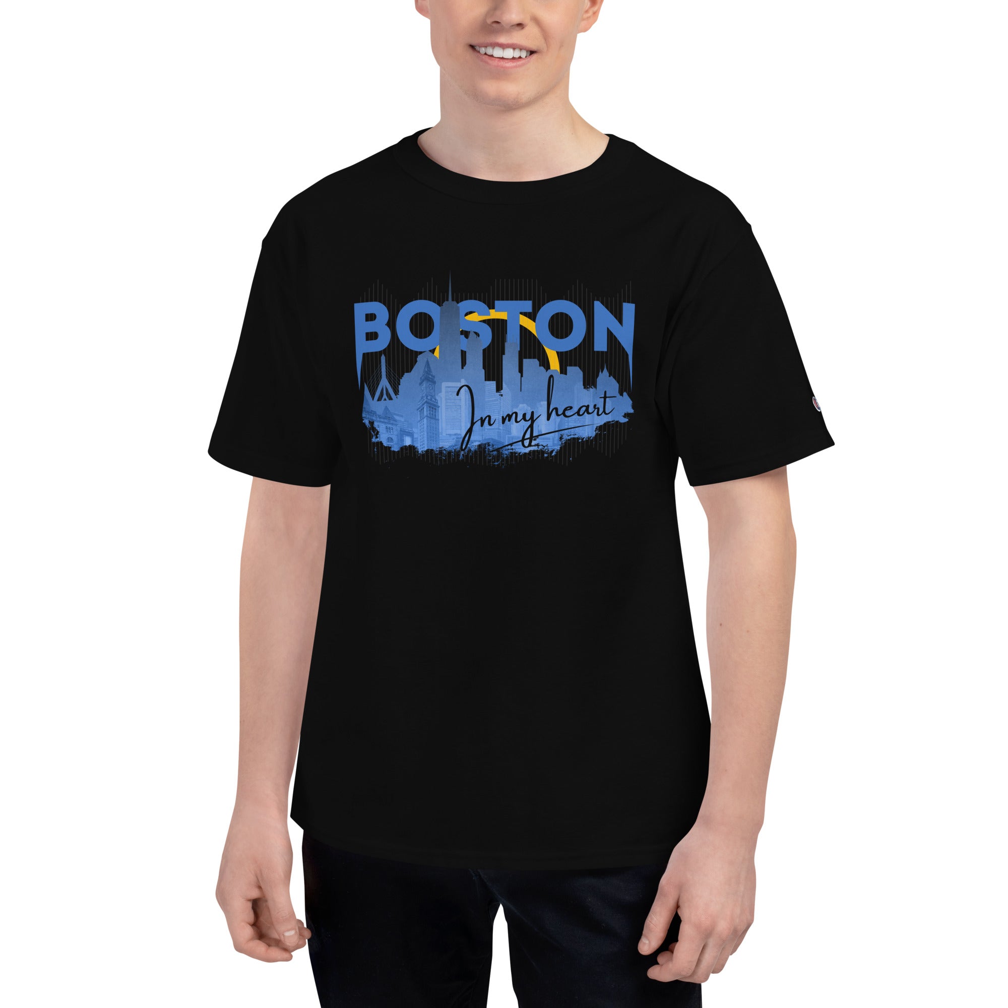 Infinite Variations - Boston Design - Men's Champion T-Shirt
