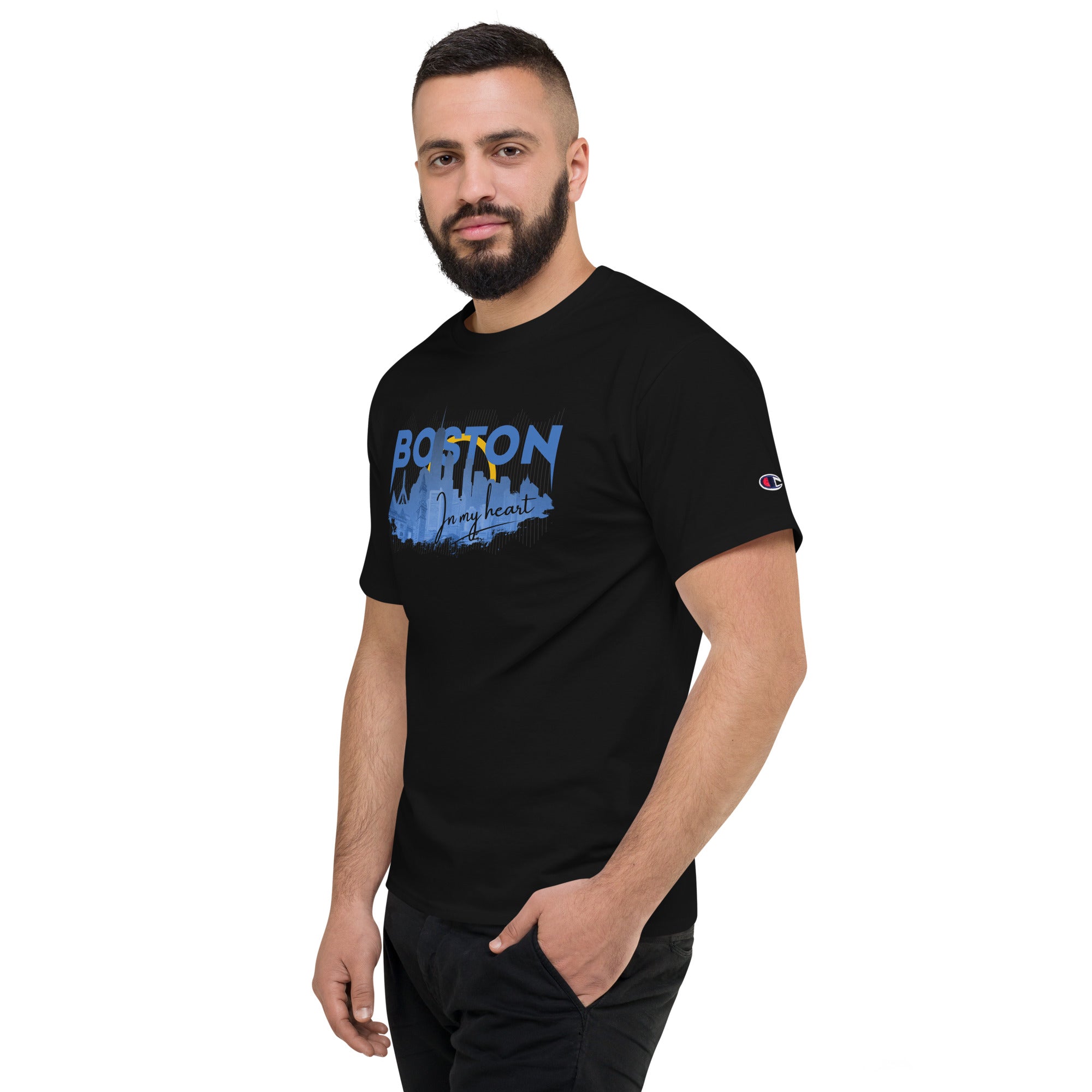 Infinite Variations - Boston Design - Men's Champion T-Shirt