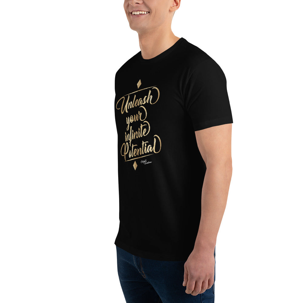 Unleash Your Infinite Potential - Gold - Next Level Short Sleeve T-shirt