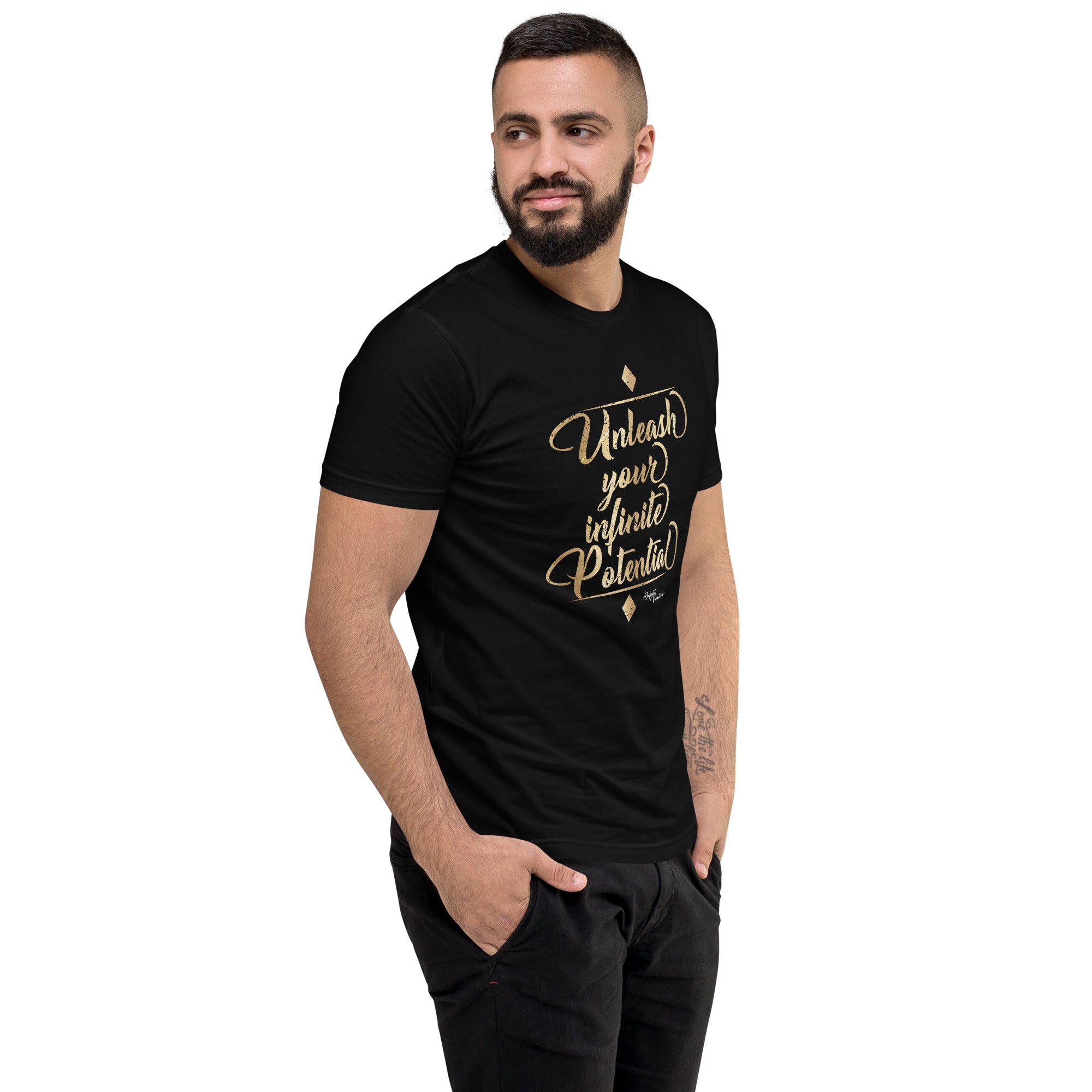 Unleash Your Infinite Potential - Gold - Next Level Short Sleeve T-shirt