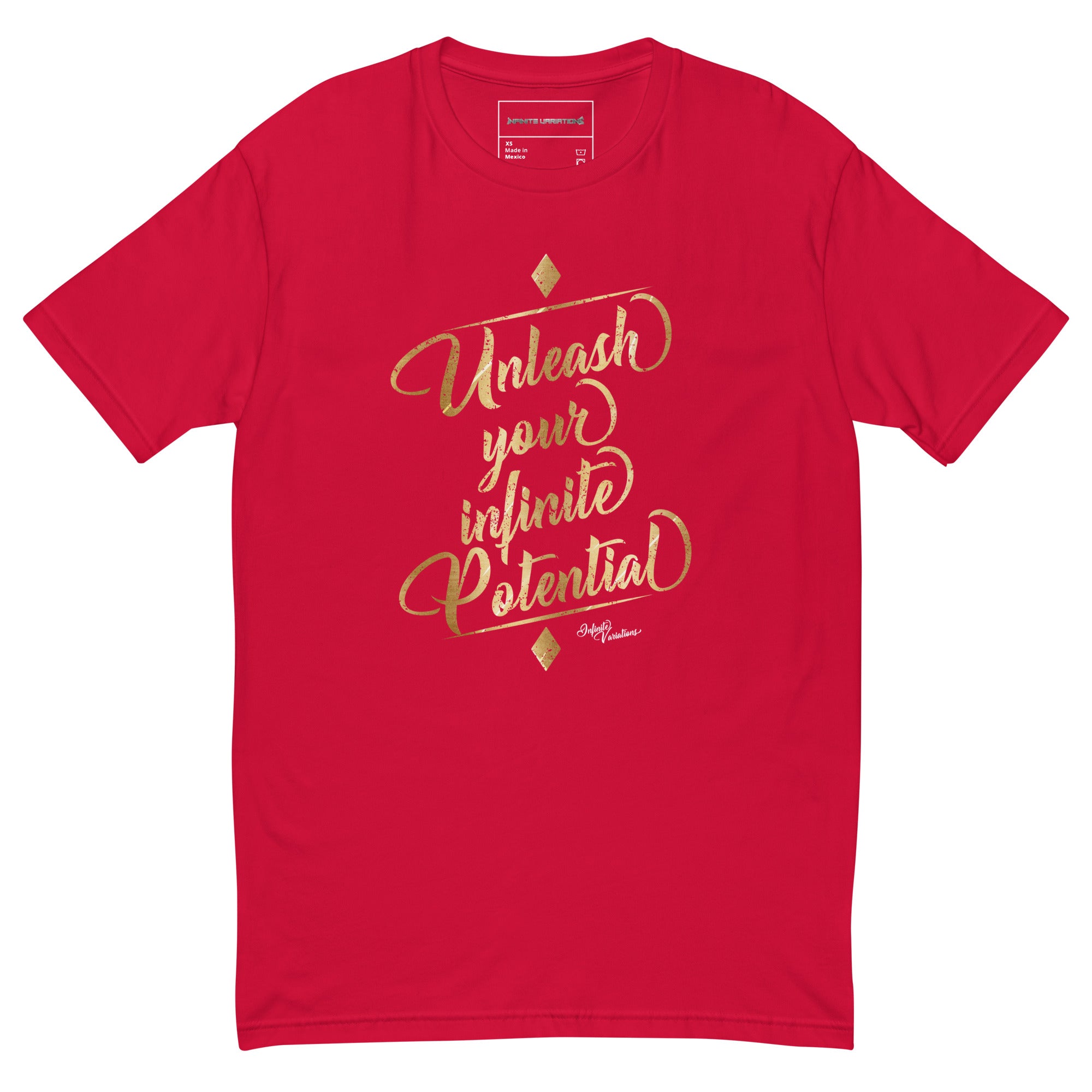 Unleash Your Infinite Potential - Gold - Next Level Short Sleeve T-shirt