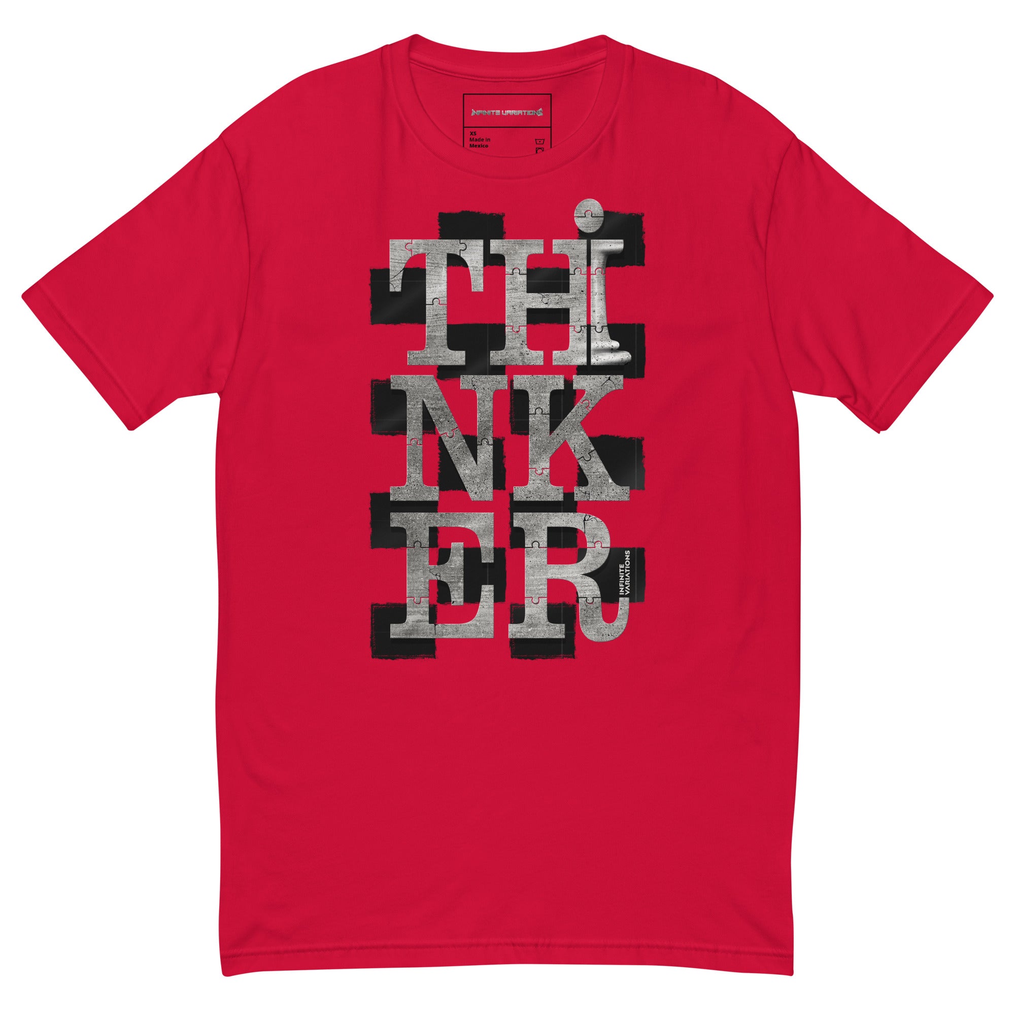 Thinker - Platinum - Next Level Short Sleeve T-shirt