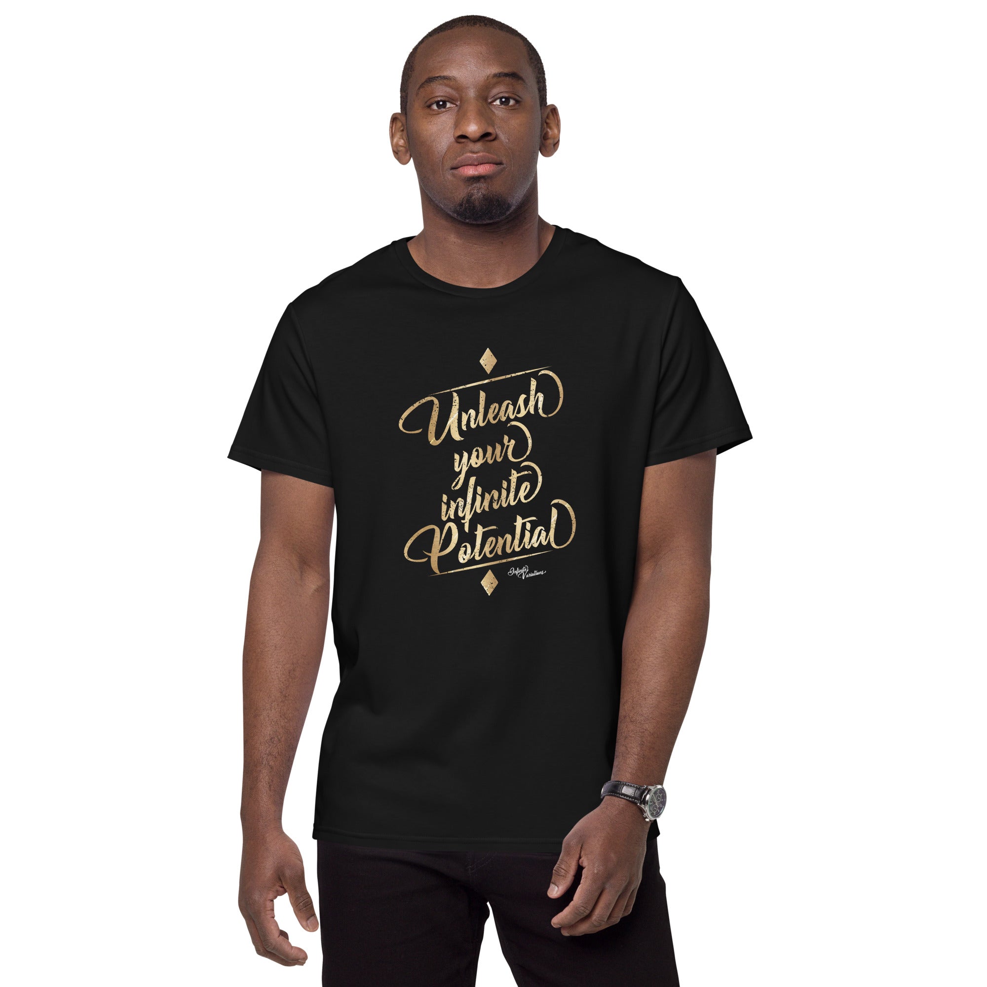 Unleash Your Infinite Potential - Men's premium cotton t-shirt