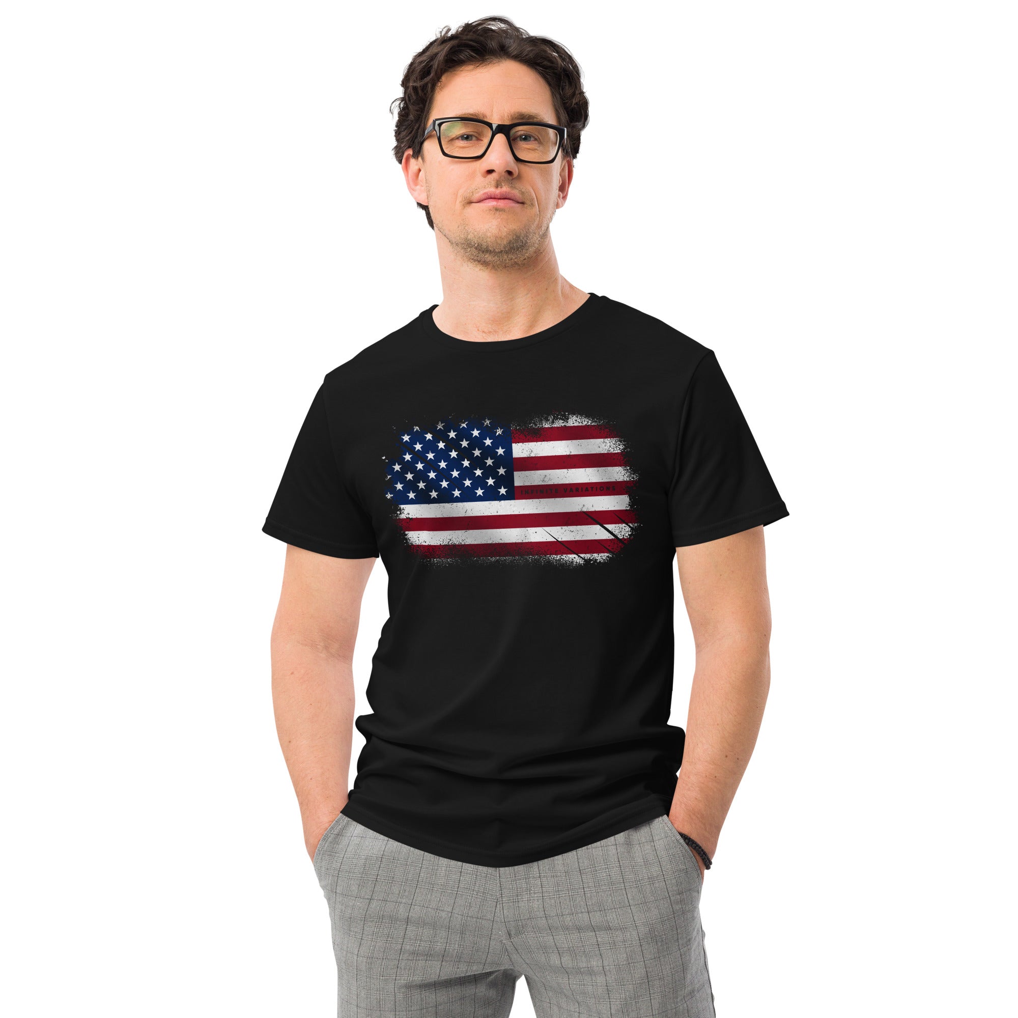 American Design Black - Men's premium cotton t-shirt