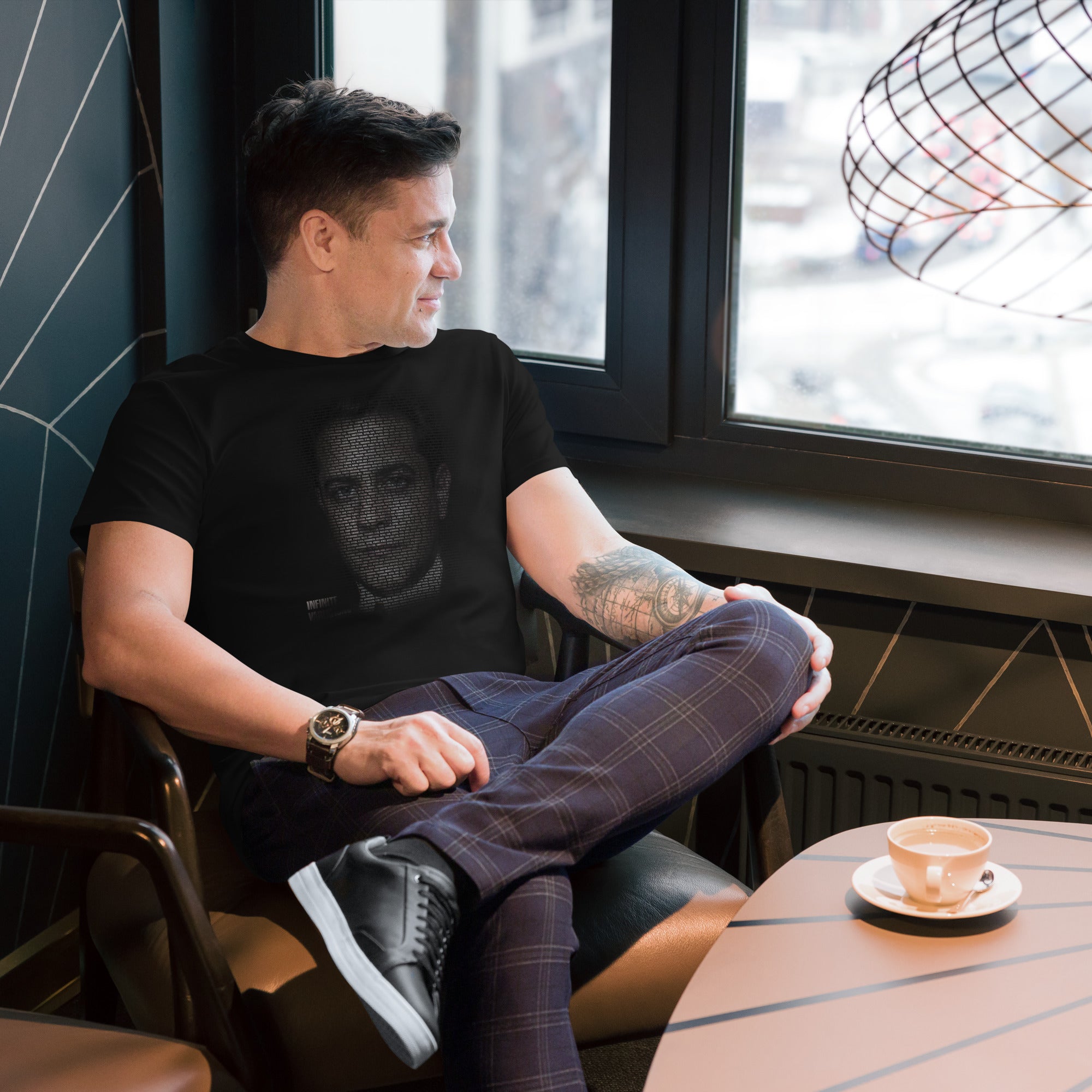 Infinite Variations - Capablanca Futuristic - Men's premium cotton t-shirt