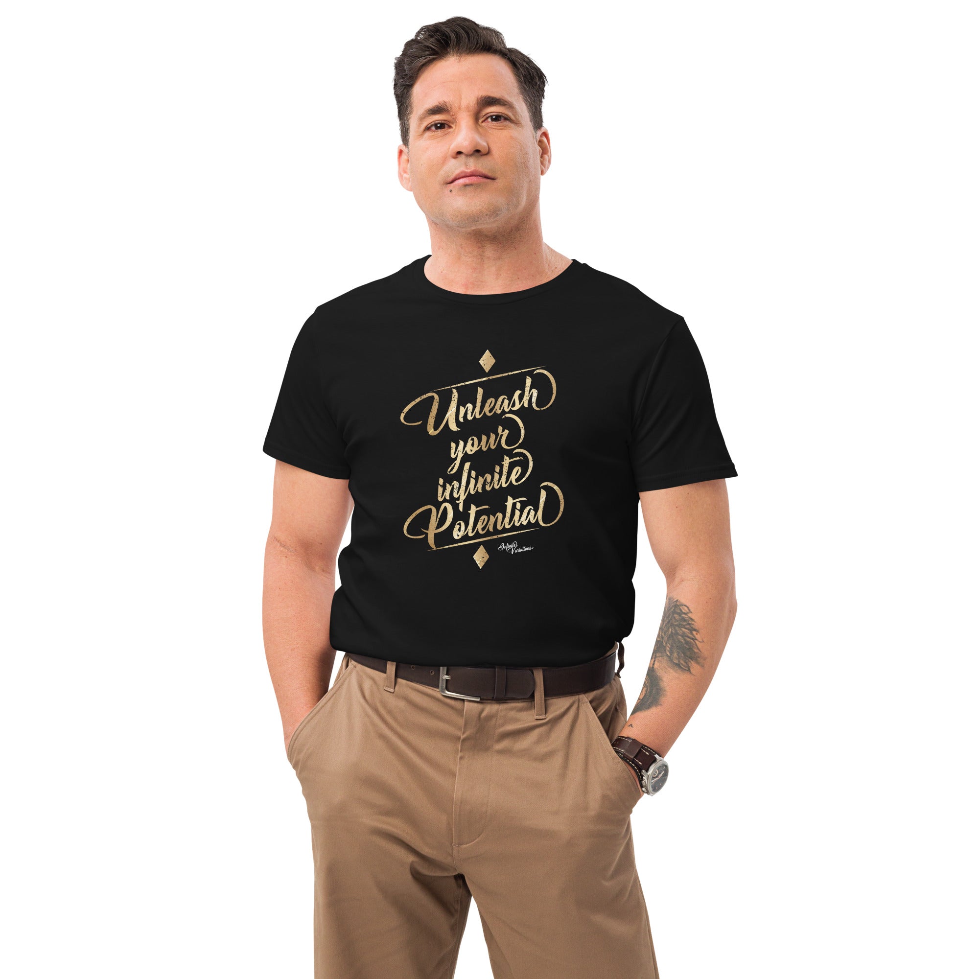 Unleash Your Infinite Potential - Men's premium cotton t-shirt