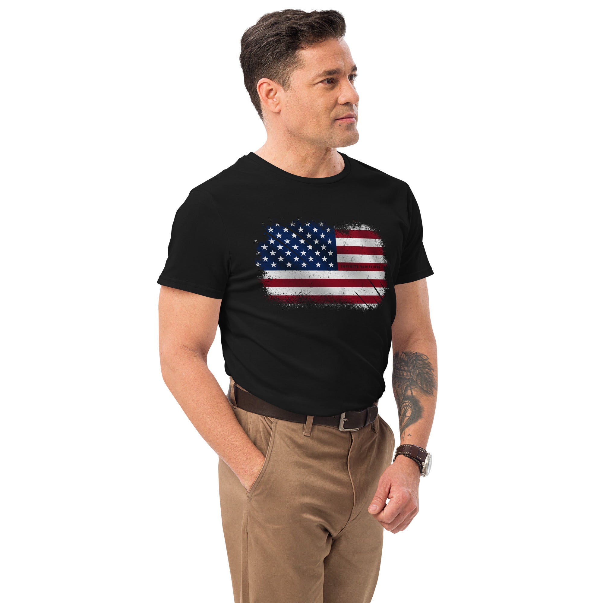 American Design Black - Men's premium cotton t-shirt