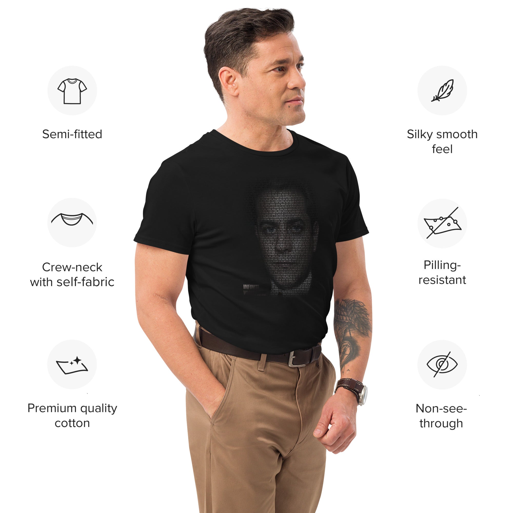 Infinite Variations - Capablanca Futuristic - Men's premium cotton t-shirt