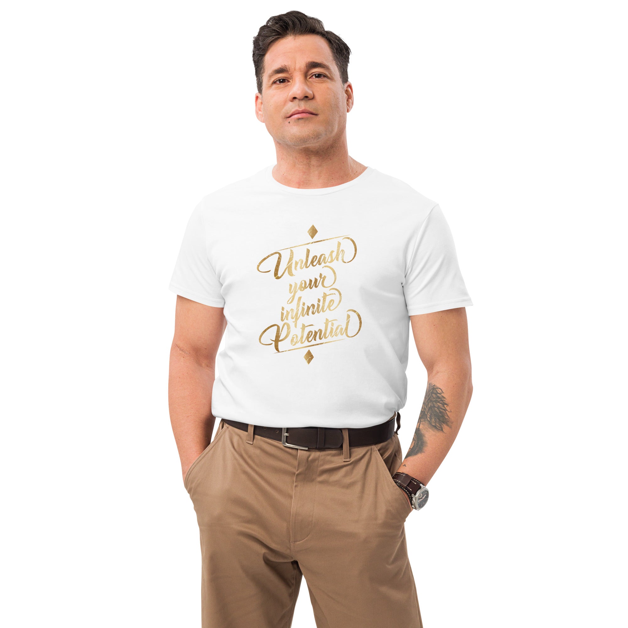 Unleash Your Infinite Potential - Men's premium cotton t-shirt