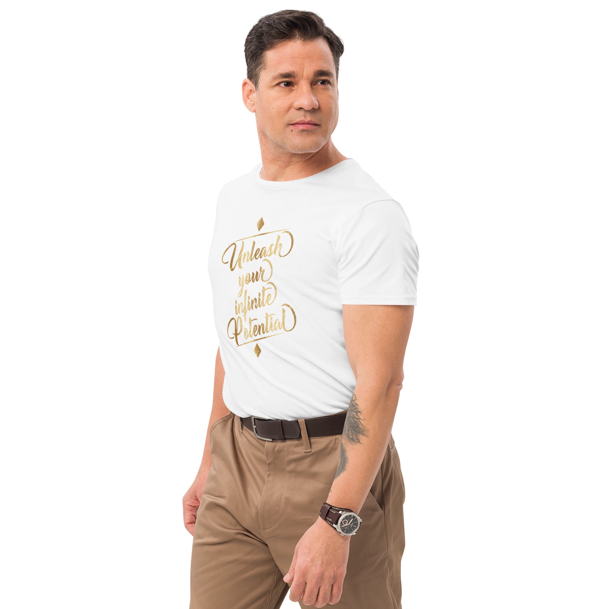 Unleash Your Infinite Potential - Men's premium cotton t-shirt