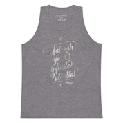 Unleash Your Infinite Potential - Platinum - Men’s premium tank top